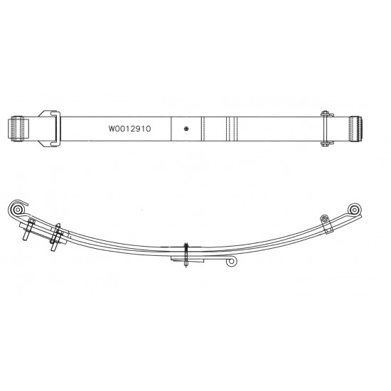 W0012910 - Spring Asm - Front (LH & RH) W0012910 - Spring Asm - Front (LH & RH)