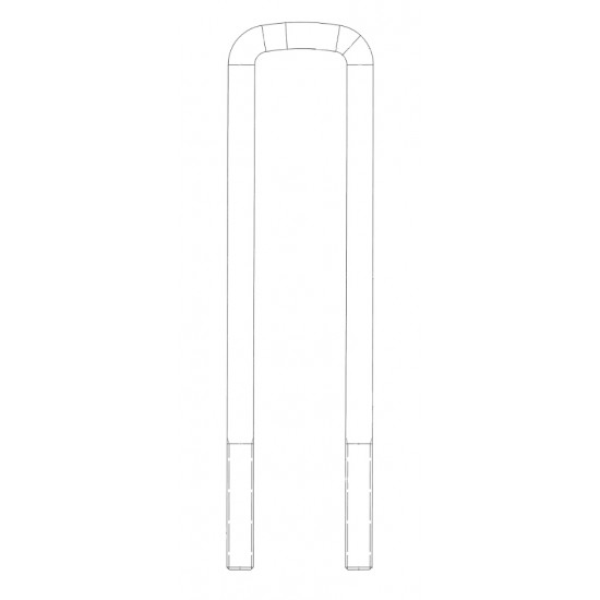 W0013469  -  U-Bolt - Rear 2.58 Gap 3/4-16 