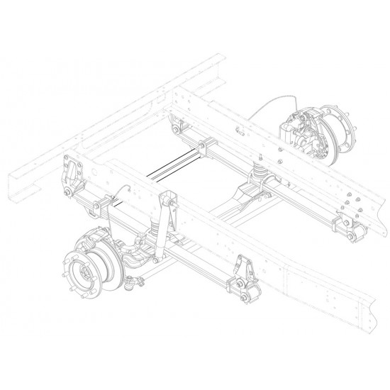 W0005644 - Bar - Front Stabilizer, 2.5" Square W0005644 - Bar - Front Stabilizer, 2.5" Square