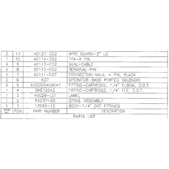W0004836  -  VALVE ASM - AIR SUSPENSION DUMP CONTROL