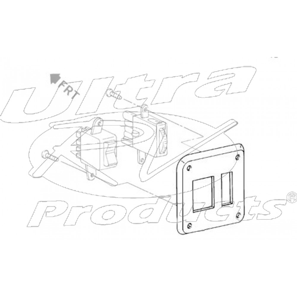 15666432  -  Bezel Asm - Headlamp Switch 