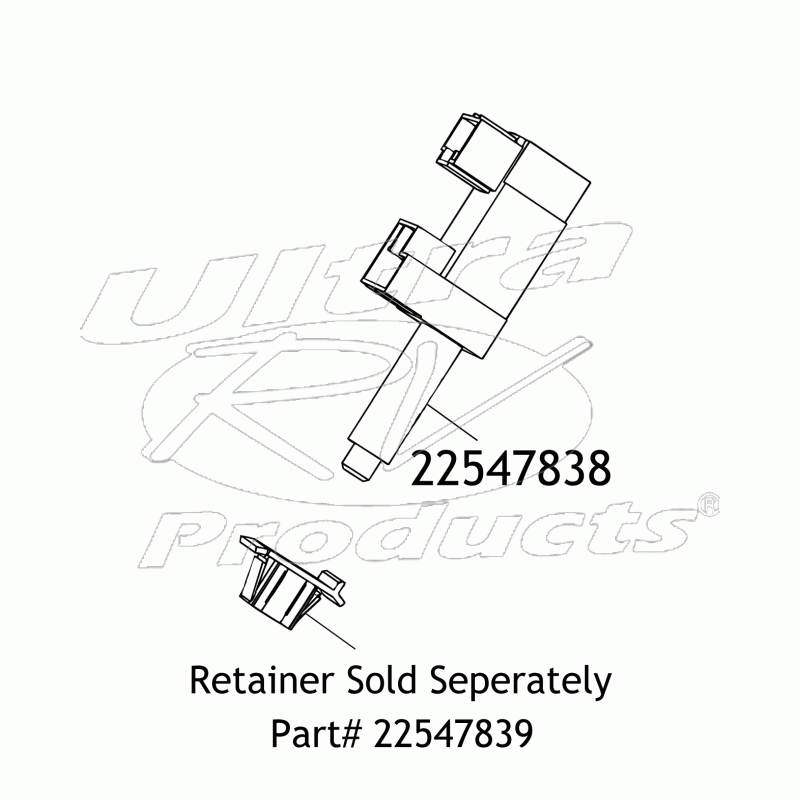 22547839 Workhorse Stop Light Switch Retainer Workhorse Parts