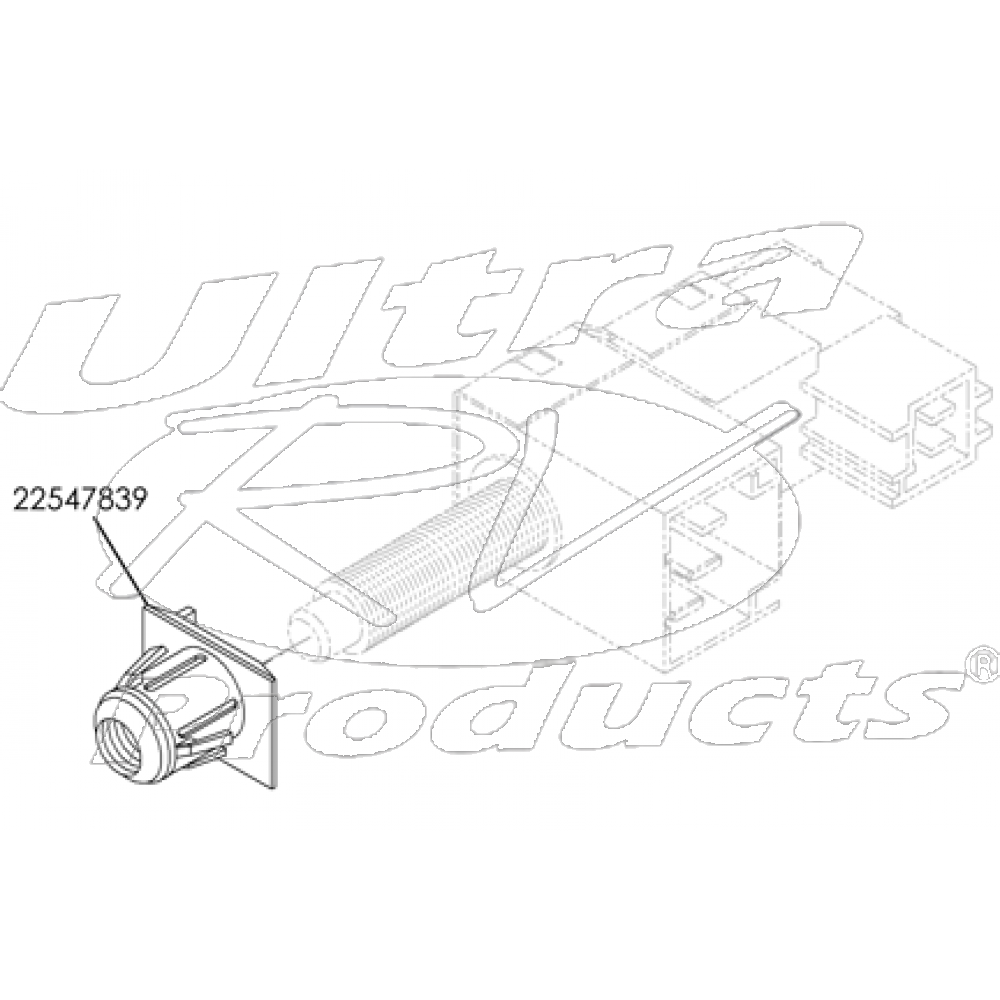 22547839 Workhorse Stop Light Switch Retainer Workhorse Parts