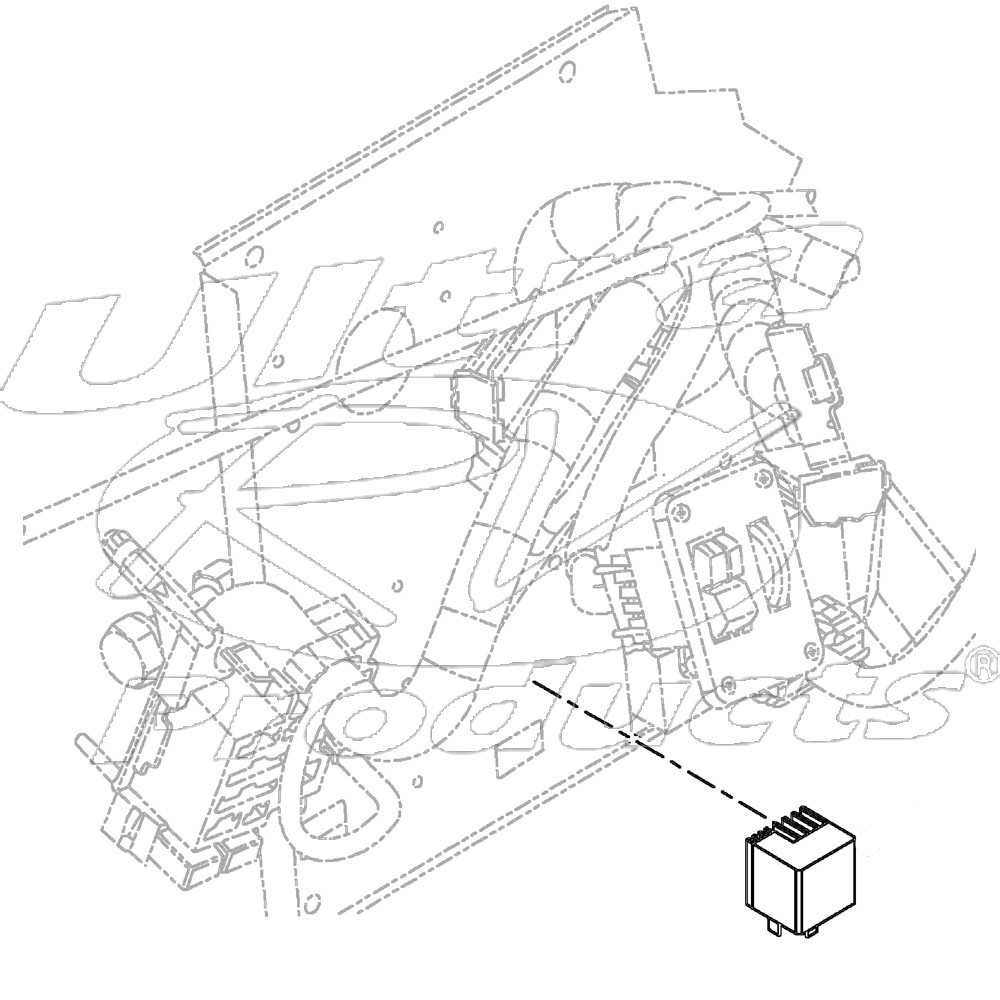 W0002507 Flasher Asm Turn Signal Hazard 25 Amps Workhorse Parts
