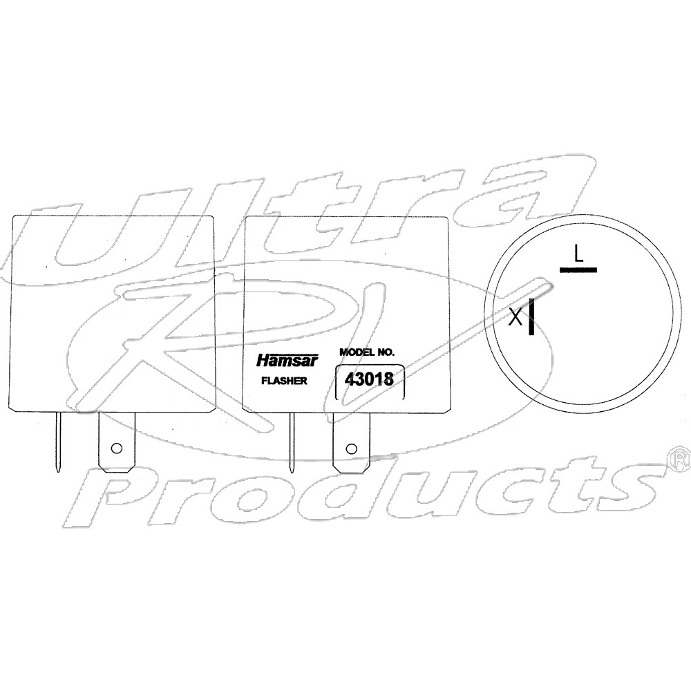 W0004660  -  Flasher Asm - Hazard Lamp