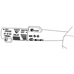 W8000543 - Multi-Function Switch Asm (Indicators, Brights, Wipers, Cruise Control, Hazard)