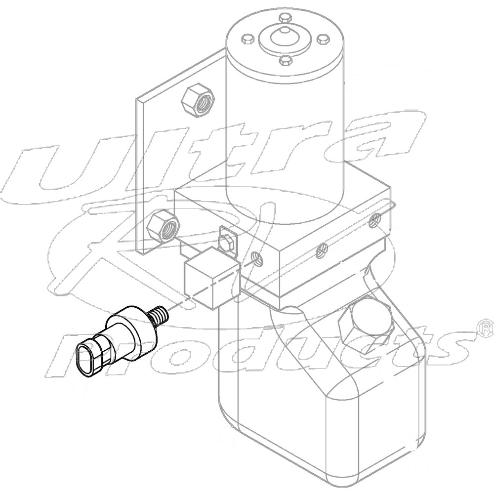 W8001073  -  Switch Asm - Park Brake Pump (High Pressure) 