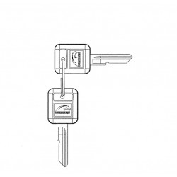 W8001328  -  Service Key Fits W0008795 (w/ Workhorse Emblem) 