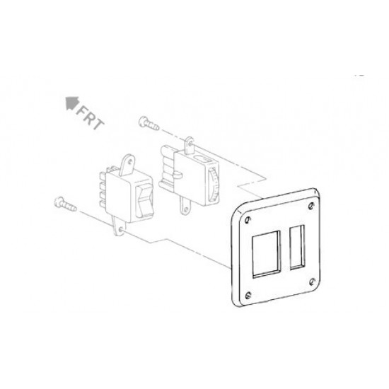 15666432 - Bezel Asm - Headlamp Switch 15666432 - Bezel Asm - Headlamp Switch