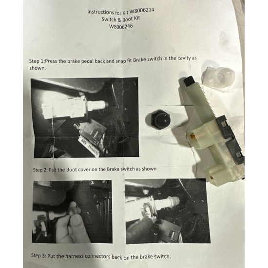 W8006214  -  Kit- Brake Light Switch & Boot 