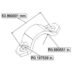 15522953  -  Retainer - Front & Rear Propshaft