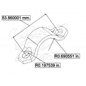 15522953  -  Retainer - Front & Rear Propshaft