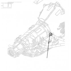 W0009693  -  Transmission Cooling Hose Adaptor - 9/16-18 Unf To Female Stc