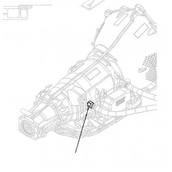 W0009694  -  Transmission Cooling Hose Adaptor - 9/16-18 UNF With Ext To Female STC
