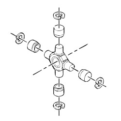 W8000236  -  U-Joint Kit (Dana 1480)
