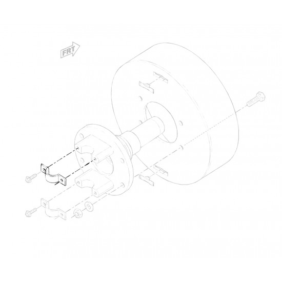 W8830403 - Front Driveshaft U-Joint Strap W8830403 - Front Driveshaft U-Joint Strap
