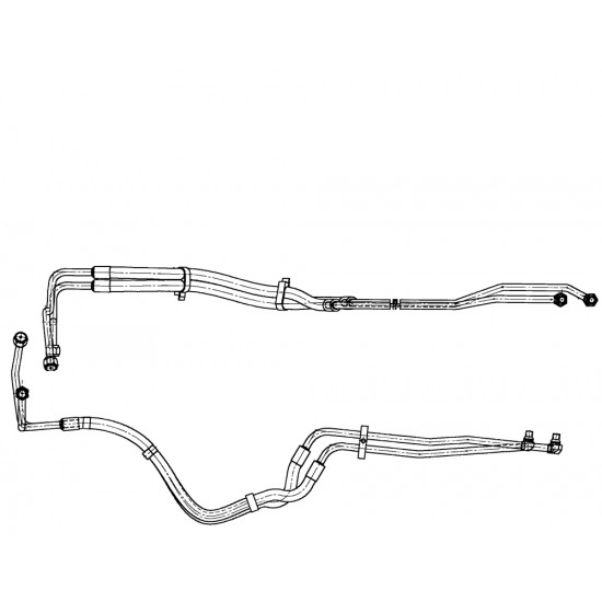 15737961 - 7.4L L29 Engine Oil Cooler Hose Asm (Inlet & Outlet) 15737961 - 7.4L L29 Engine Oil Cooler Hose Asm (Inlet & Outlet)