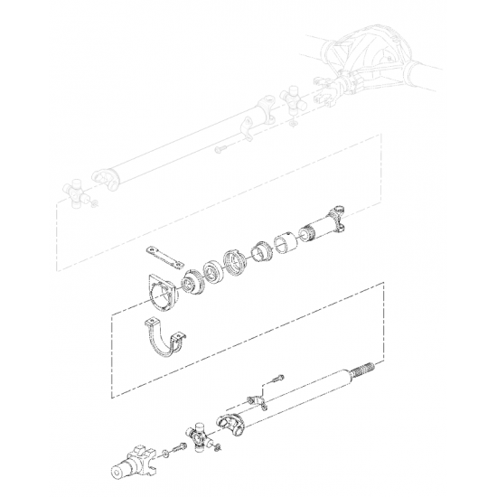 15713339  -  Propshaft Asm - Front (1647.4mm) 15713339  -  Propshaft Asm - Front (1647.4mm)