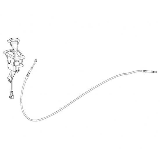 W0009730  -  Remote Shift Asm - M74 Transmission (82" Cable)