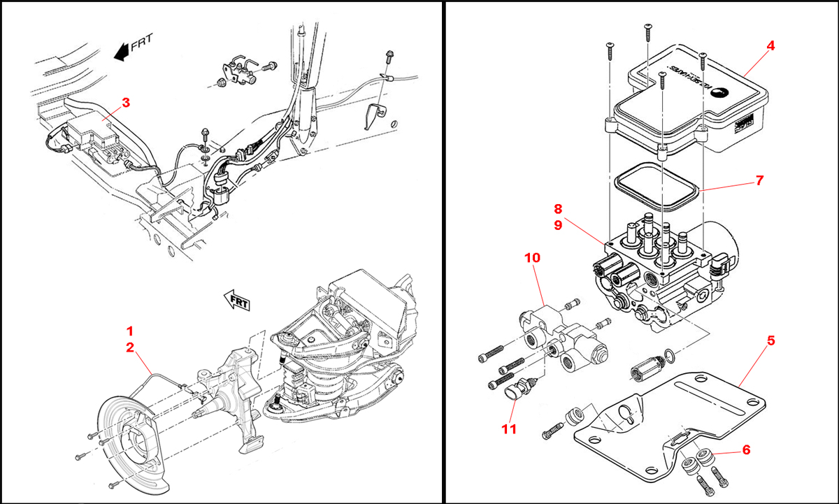 19962000 P32 Chassis Parts Index > ANTILOCK BRAKES