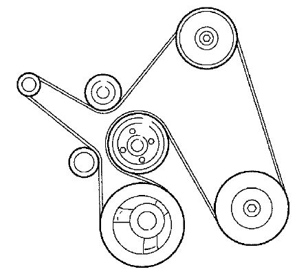 W0000581 - Workhorse W-series Chassis 8.1l Drive Belt - Workhorse Parts